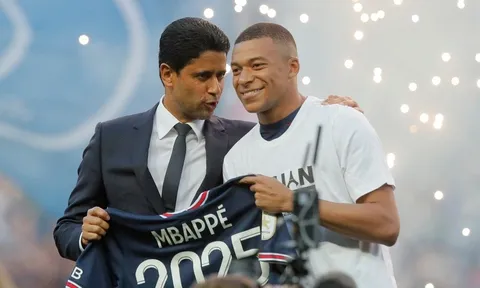 Chủ tịch PSG ủng hộ Mbappe vô địch World Cup