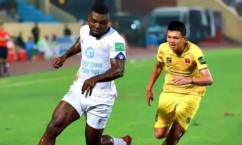 CLB Nam Định lỡ cơ hội chiếm ngôi nhì bảng của Hà Nội