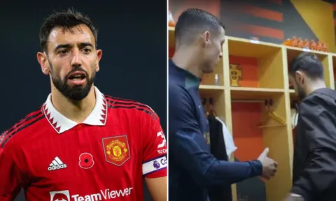 Tiết lộ hành động khó tin giữa Ronaldo và Bruno trên tuyển