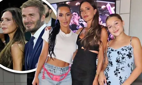 Con gái Beckham đã lớn, xuất hiện lung linh ngày Messi ra mắt