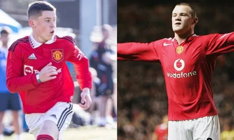 Con trai của Rooney lại gây bão