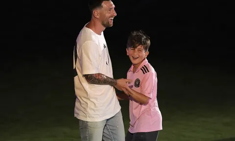 Con trai Messi gia nhập học viện Inter Miami