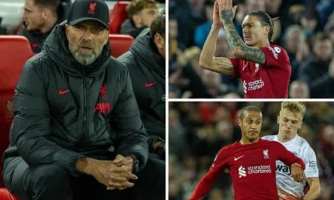 Klopp nói lý do rút Nunez, Thiago ra nghỉ sớm