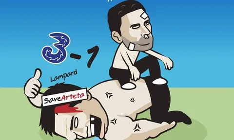 Cười té khói với loạt ảnh chế Arsenal đánh bại Chelsea