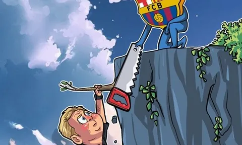 Cười té khói với loạt ảnh chế Barca sa thải Koeman