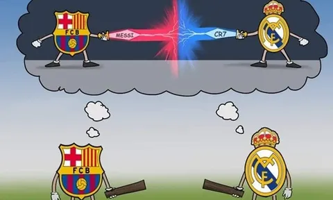 Cười té khói với loạt ảnh chế El Clasico