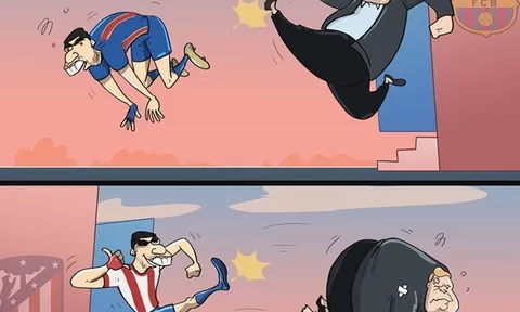 Cười té khói với loạt ảnh chế La Liga
