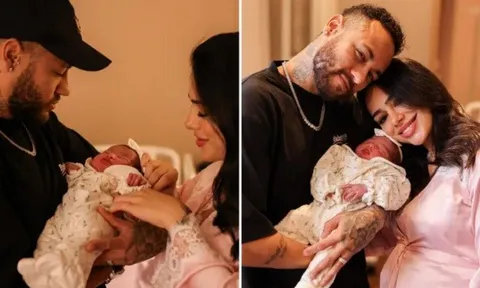 Hậu bê bối ngoại tình, Neymar hạnh phúc đón con thứ 2 bên bạn gái