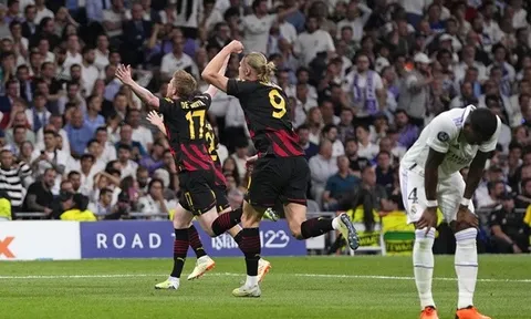De Bruyne lập siêu phẩm, Man City hòa nghẹt thở Real Madrid