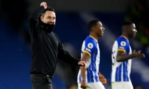 Pep ngưỡng mộ HLV Brighton