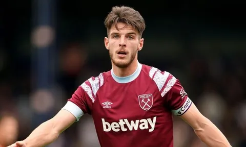 Diễn biến mới thương vụ Declan Rice - Arsenal