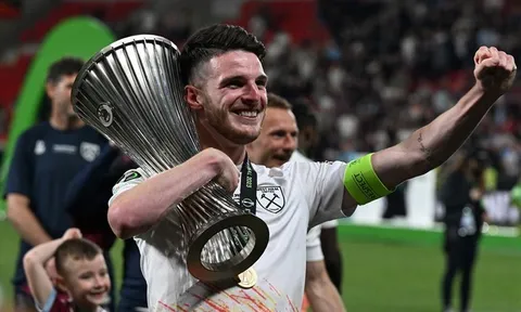 Declan Rice nhận mức lương khủng ở Arsenal