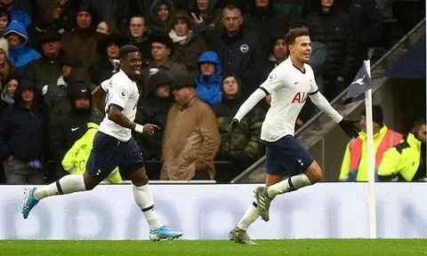 Dele Alli lập siêu phẩm, Tottenham ngược dòng kịch tính trên sân nhà