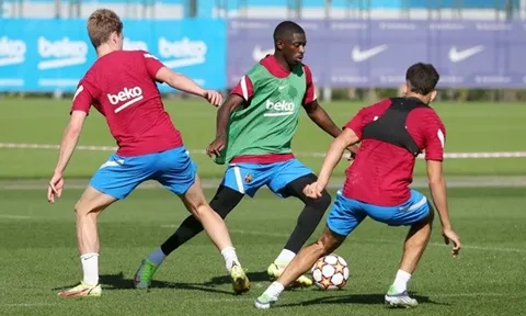 Dembele và 2 trụ cột Barca trở lại, sẵn sàng xung trận