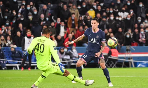 Di Maria bỏ lỡ khó tin, PSG bị Nice cầm chân trên sân nhà