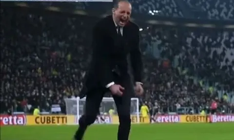 Di Maria khiến Max Allegri nổi điên, đấm tay vào hư không