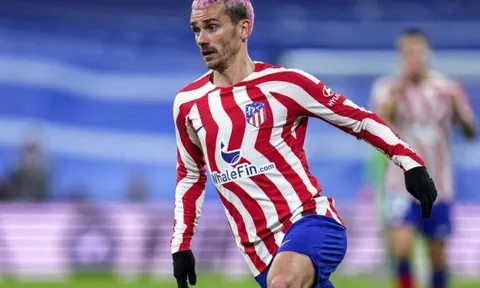 Diego Simeone sẽ để Antoine Griezmann đá tiền vệ