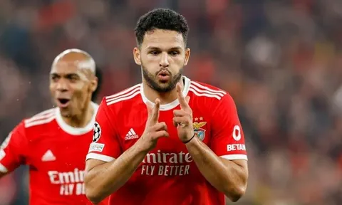 Điểm 10 tuyệt đối, sát thủ Benfica lại khiến M.U chao đảo