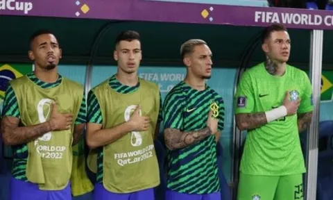 Đội hình 2 cực chất của Brazil với Antony, Ederson, Fabinho, Martinelli