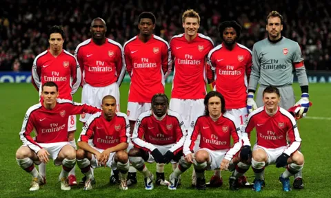 Đội hình Arsenal đánh bại Porto tại Champions League 2009/10
