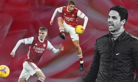 Đội hình Arsenal đấu Brighton: Tối ưu Odegaard, phương án thay Xhaka