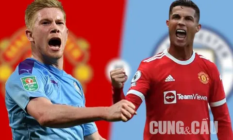 Đội hình kết hợp Man Utd - Man City: Ronaldo lĩnh xướng hàng công
