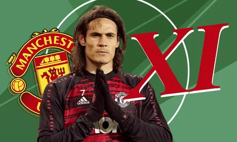 Đội hình Man Utd đấu Burnley: Cavani lĩnh xướng hàng công?