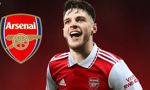 Đón Rice và hoàn tất 'đôi cánh trong mơ', đội hình Arsenal sẽ ra sao?