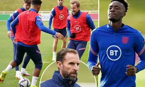 Tuyển Anh tập, Harry Kane cười tươi rói cùng các đồng đội