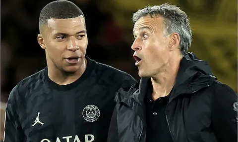 Enrique: "Tương lai Mbappe không phụ thuộc vào tôi"