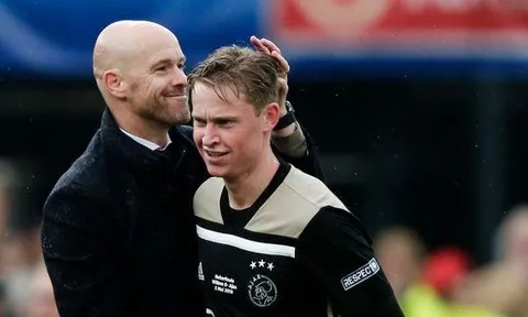 Ten Hag nói 1 lời về De Jong trước ngày tái ngộ