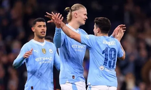 Erling Haaland cân bằng thành tích của Sergio Aguero