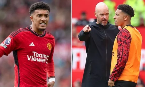 Ten Hag gây 'sốc toàn tập' khi phát biểu điều này về Sancho