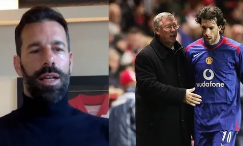 Van Nistelrooy xin lỗi Sir Alex vì đã 'bắt nạt' Ronaldo