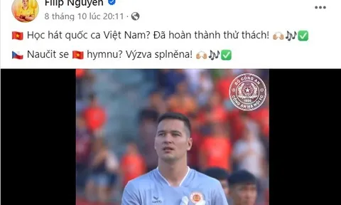 Filip Nguyễn có động thái liên quan tuyển Việt Nam