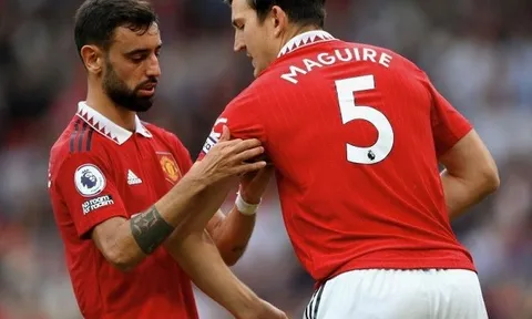 Maguire muốn cùng Bruno chia sẻ vinh dự của người đội trưởng