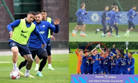 Lampard gây choáng, cầu thủ U14 xuất hiện trong buổi tập của Chelsea