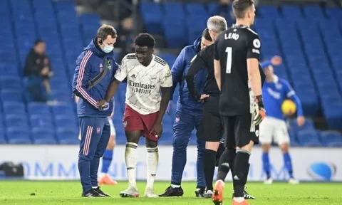 Arsenal tổn thất lớn sau chiến thắng trước Brighton