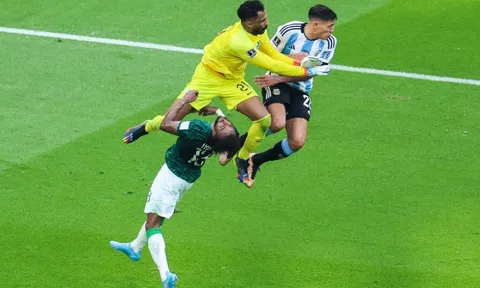 "Siêu chiến binh" xuất hiện trong trận Argentina 1-2 Saudi Arabia