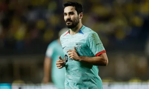 Ilkay Gundogan hóa người hùng, Barcelona nhọc nhằn đánh bại Las Palmas