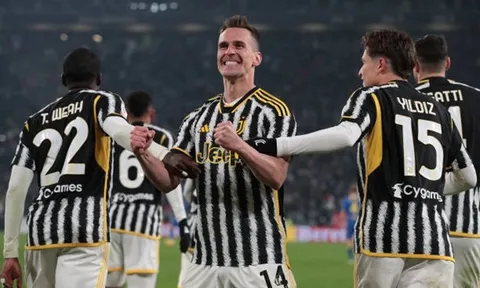 Lập hattrick, Arkadiusz Milik tỏa sáng đưa Juventus vào bán kết Coppa Italia