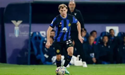 Nicolo Barella phấn khích sau chiến thắng trước Lazio