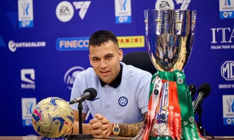 Lautaro Martinez: "Giống như khi bạn chơi bóng cùng bạn bè ở Inter"