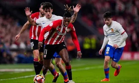 Liên tiếp mắc sai lầm, Barca gục ngã trước Athletic Bilbao