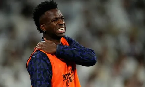 Rõ lý do Vinicius Junior vắng mặt trong trận Derby Madrid