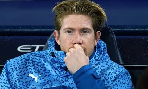 Kevin De Bruyne lại khiến Manchester City đứng ngồi không yên