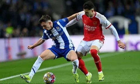 Sao trẻ Porto "dằn mặt" Arsenal