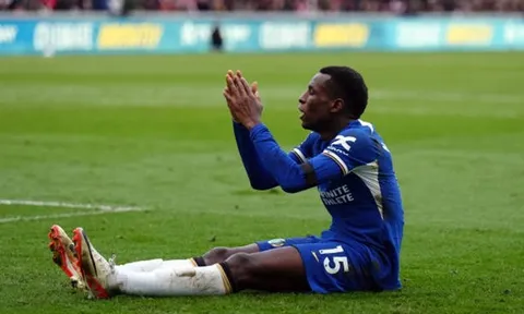 "Tấu hài" tại Chelsea, Nicolas Jackson bày tỏ sự tiếc nuối