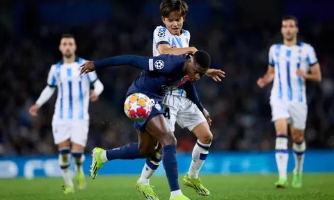 "Cú lừa" xuất hiện trong trận Real Sociedad 1-2 PSG