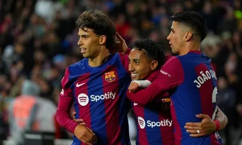 Raphinha sắm vai người hùng, Barcelona nhọc nhằn vượt ải Las Palmas